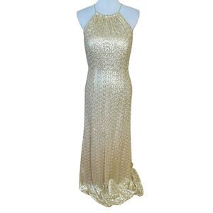 bill levkoff gold sequin dress | Dresses | Bill Levkoff Sz 2 web